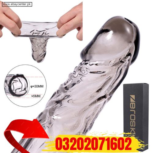 Silicone Realistic Crystal Condom Penis Sleeves Soft