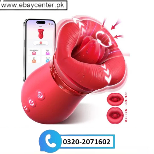 Sovokn 5IN1 Mouth Sucking Vibrator Rose Sex Toy In Pakistan